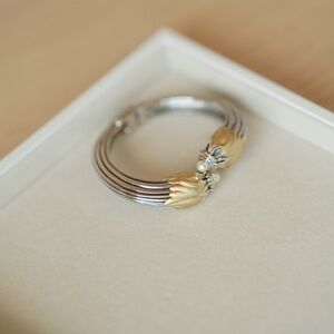 Vintage Gold and Silver Women's Bracelet